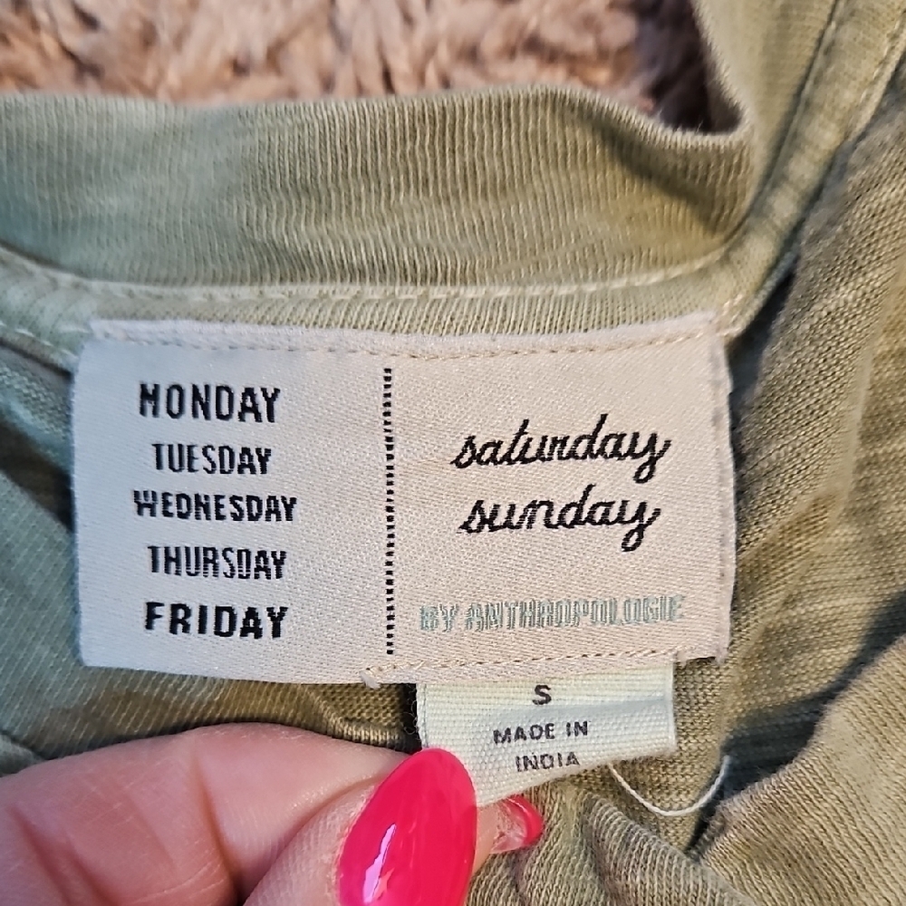 Saturday/Sunday By Anthropologie Henley Midi Dress - Picture 2 of 11